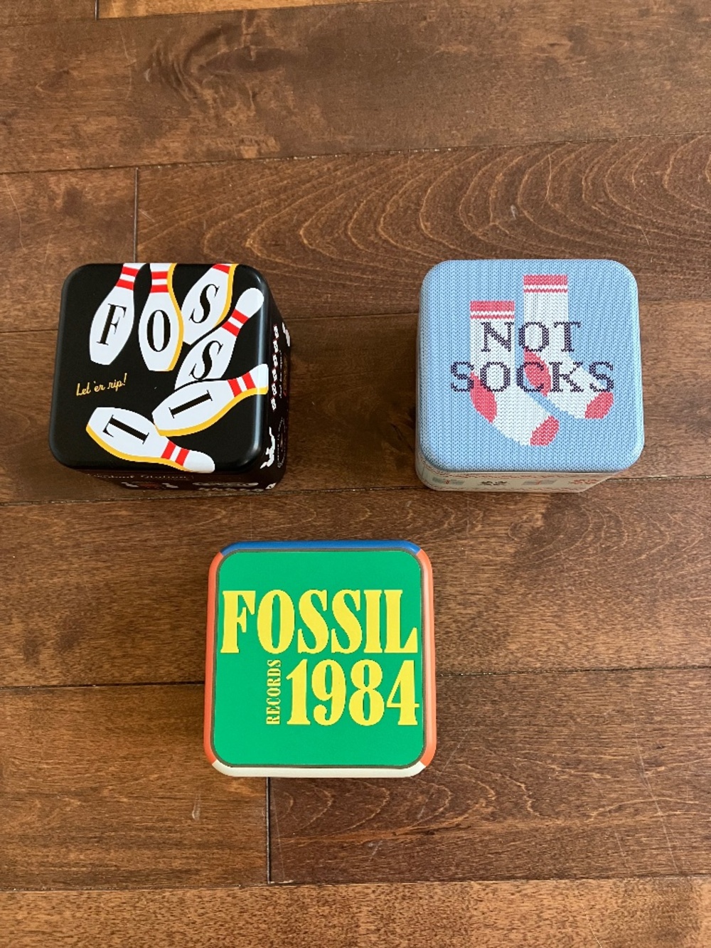 Fossil Watch Tins (empty)